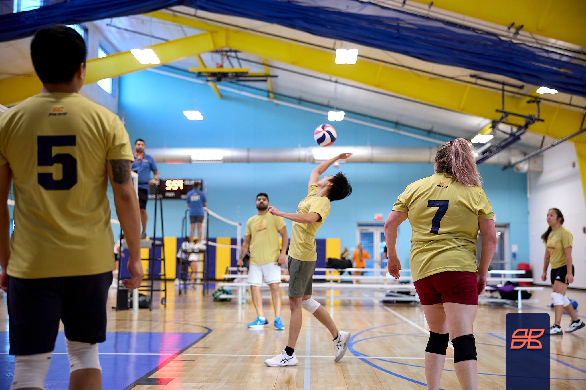 Late Summer 2022 Indoor Volleyball Tuesday at Boys and Girls Club SOUTH