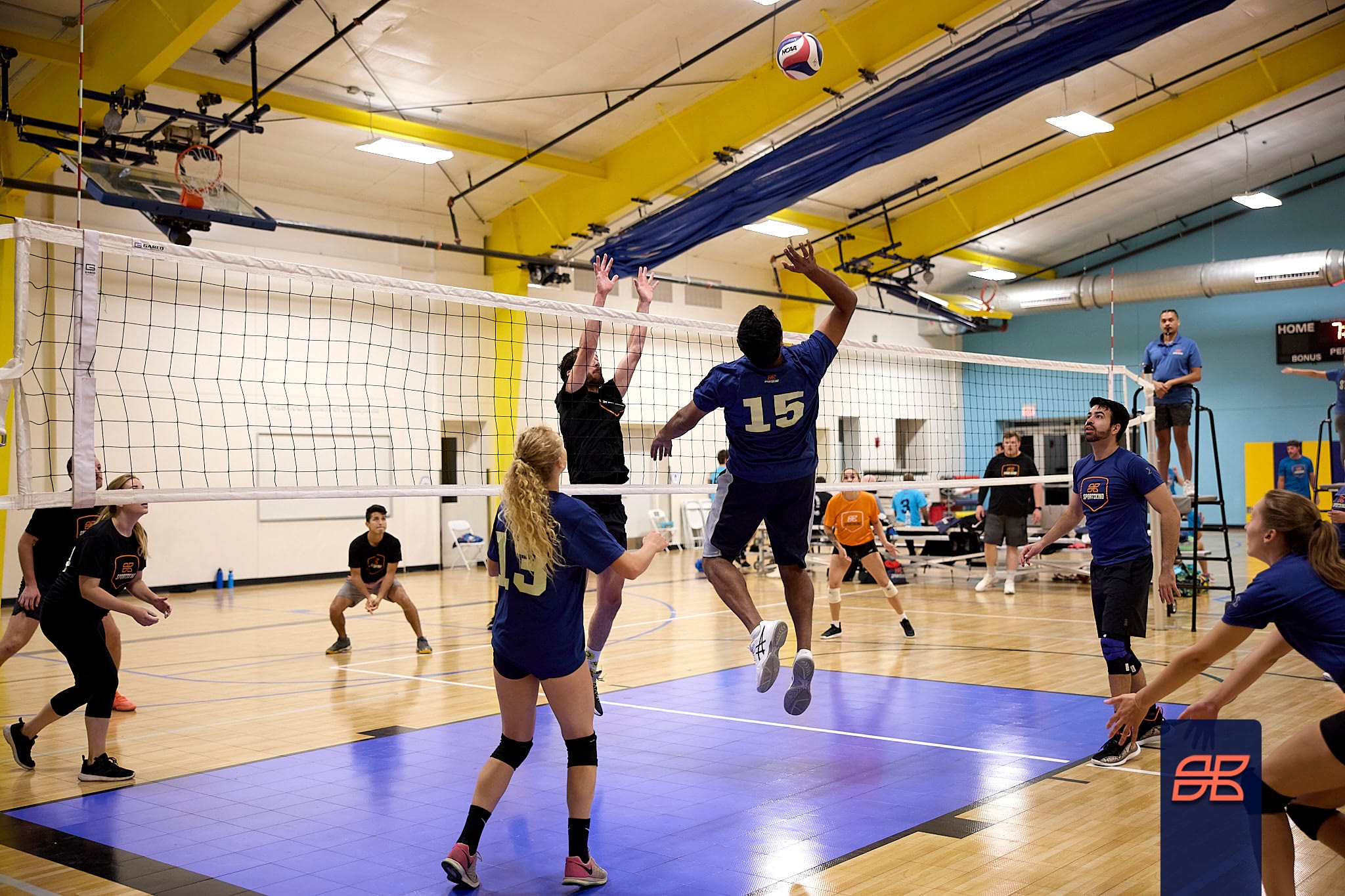 Late Summer 2022 Indoor Volleyball Tuesday at Boys and Girls Club NORTH