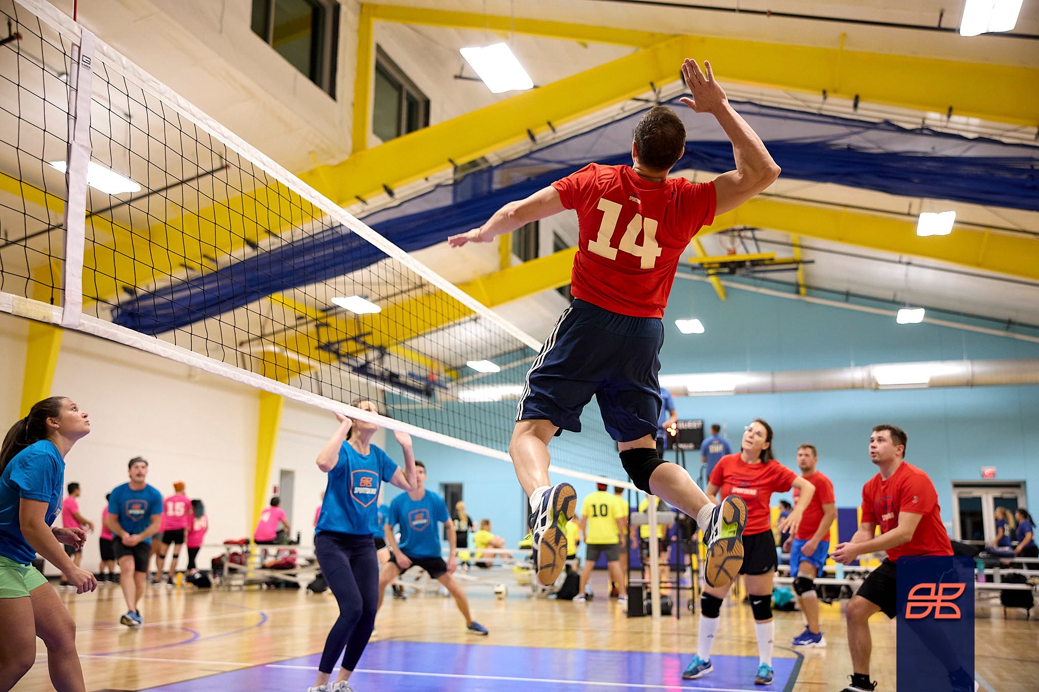 Late Summer 2022 Indoor Volleyball Tuesday at Boys and Girls Club SOUTH