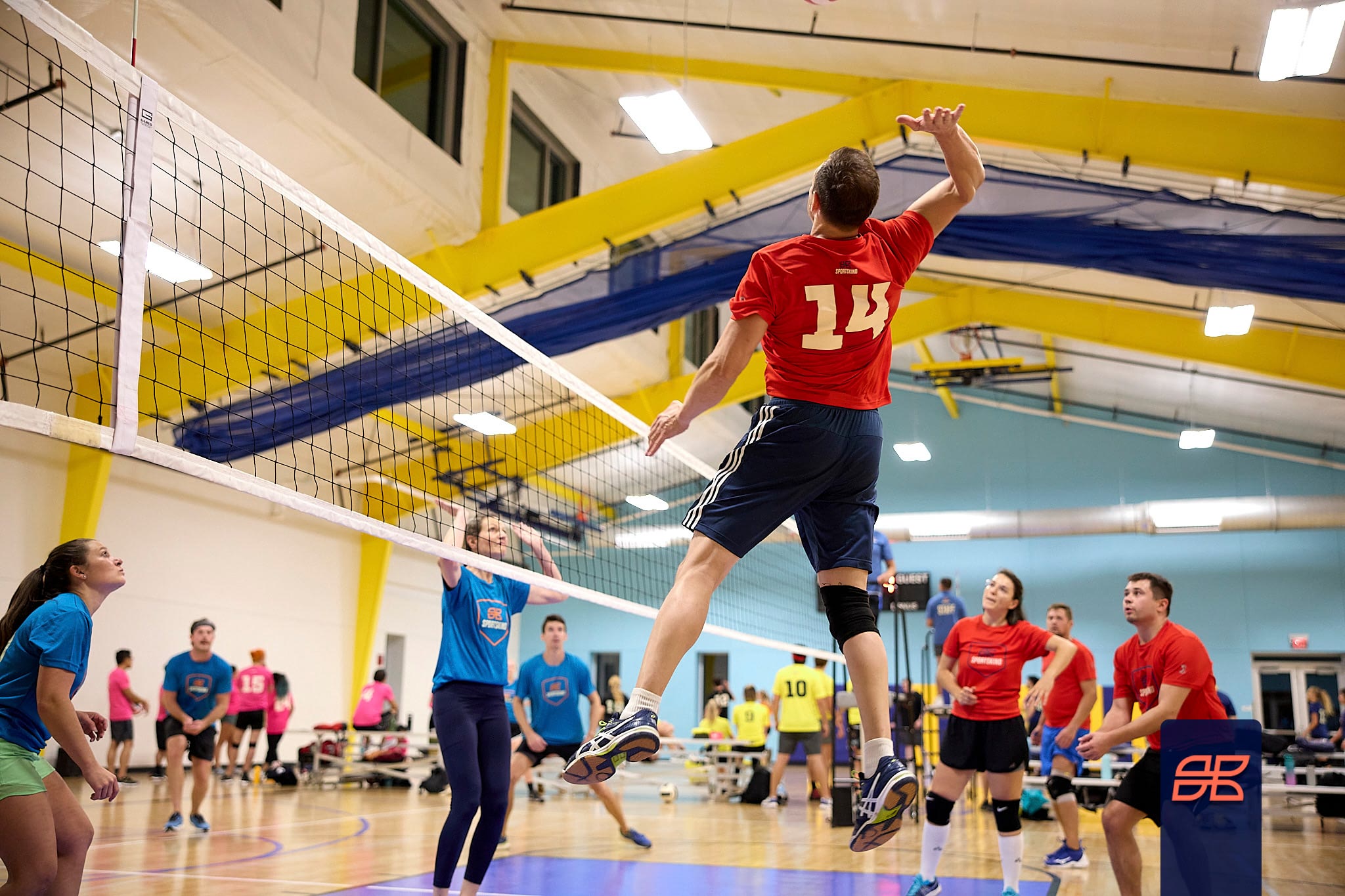 Late Summer 2022 Indoor Volleyball Tuesday at Boys and Girls Club SOUTH