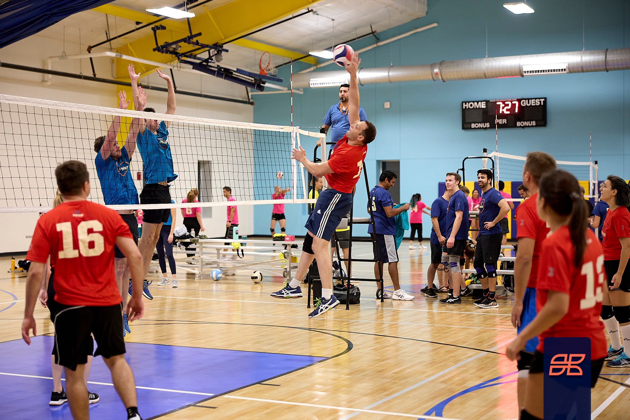 Late Summer 2022 Indoor Volleyball Tuesday at Boys and Girls Club SOUTH
