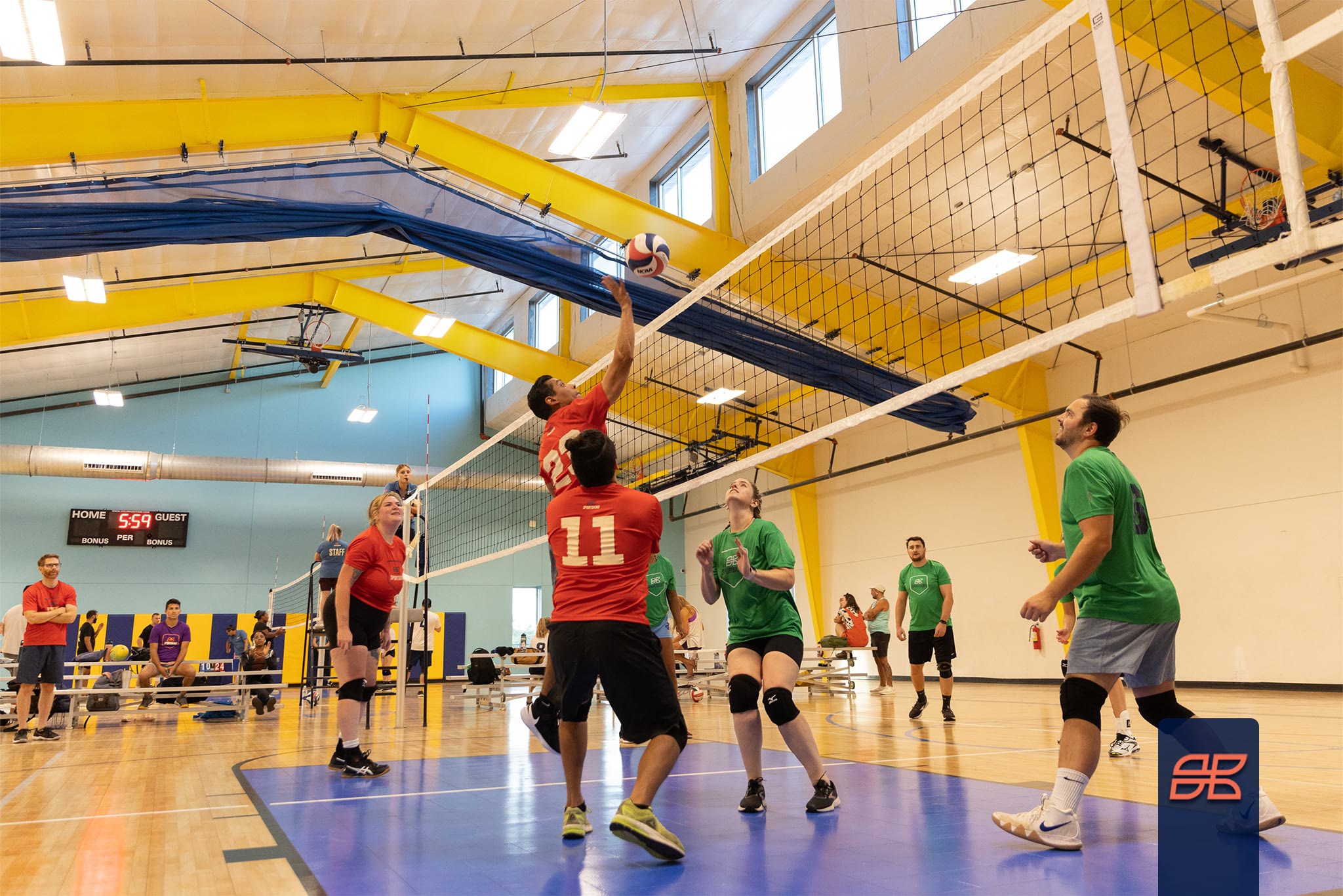 Late Summer 2022 Indoor Volleyball Wednesday at Boys and Girls Club