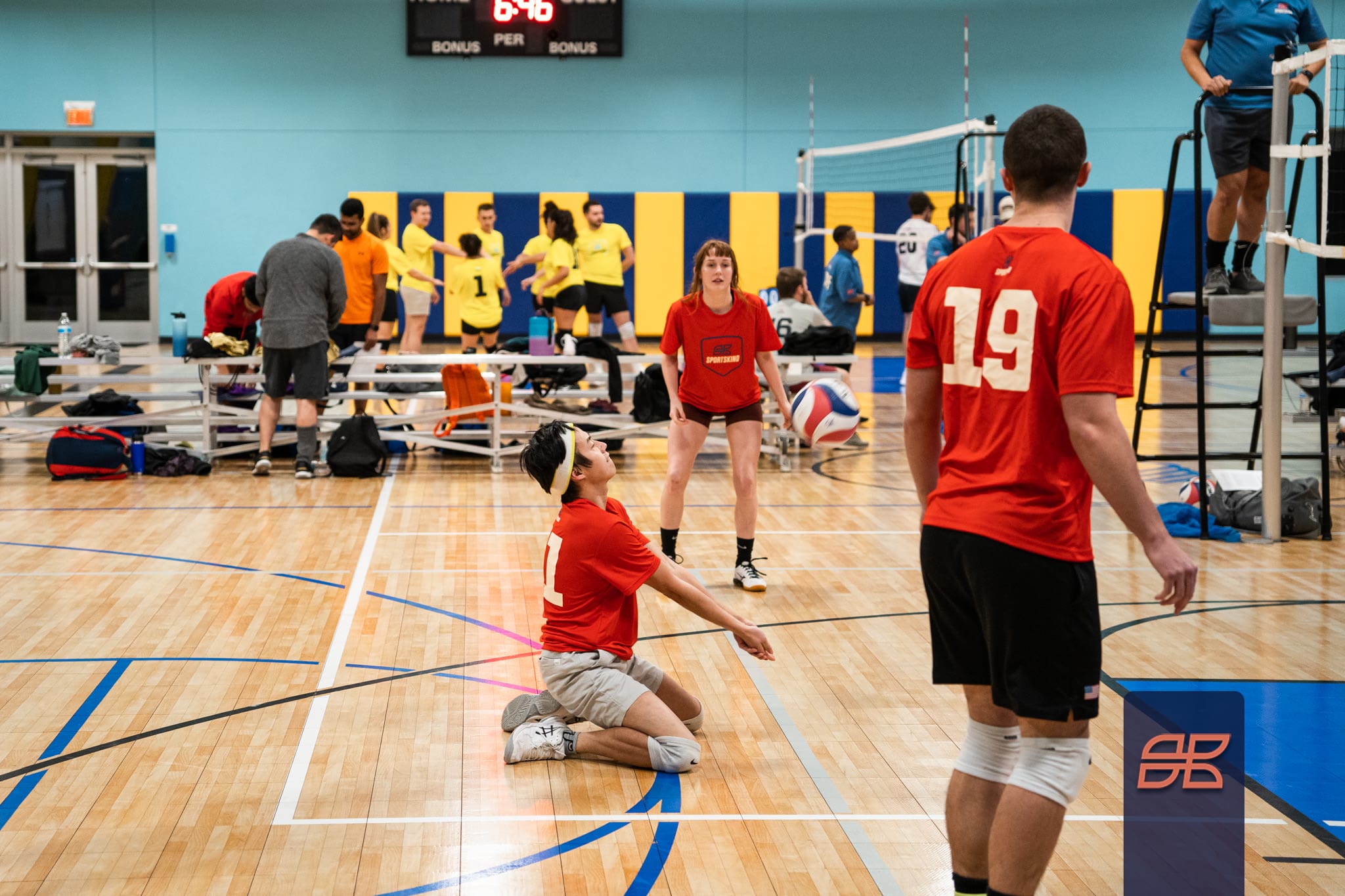 Winter 2023 Indoor Volleyball Wednesday at Boys and Girls Club