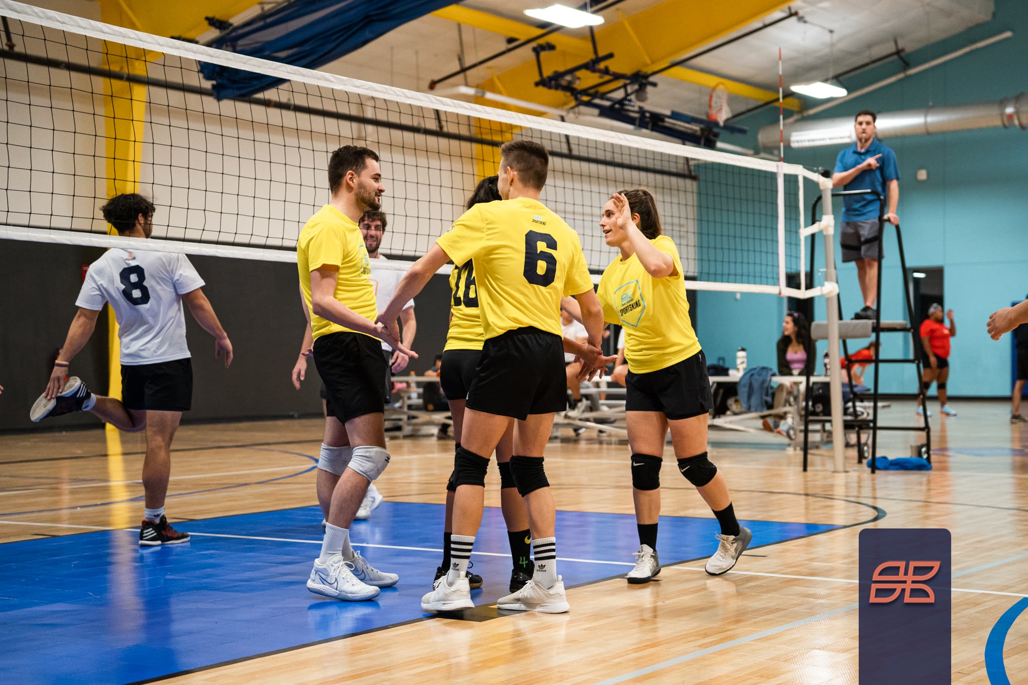 Winter 2023 Indoor Volleyball Wednesday at Boys and Girls Club