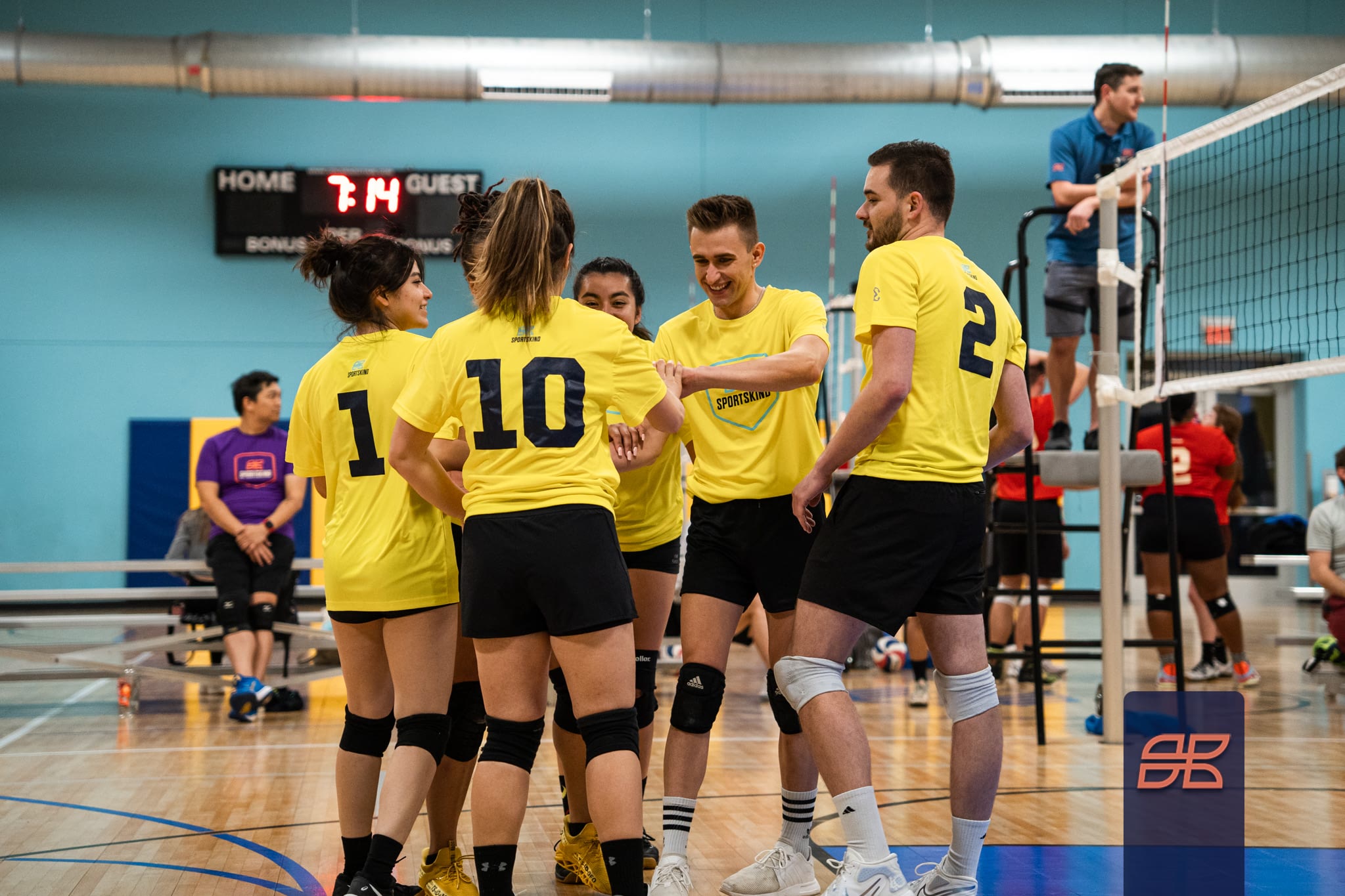 Winter 2023 Indoor Volleyball Wednesday at Boys and Girls Club
