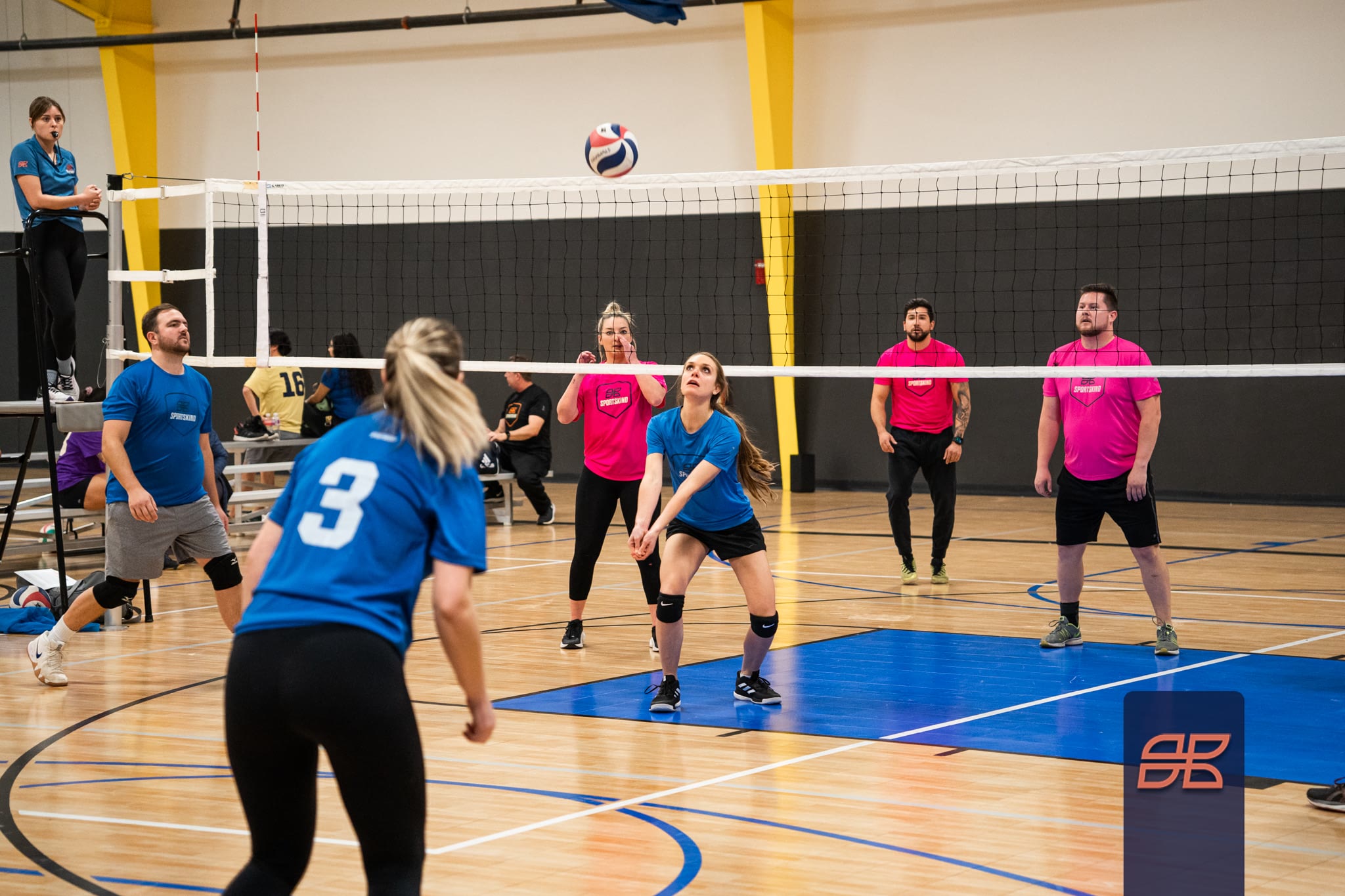 Winter 2023 Indoor Volleyball Wednesday at Boys and Girls Club