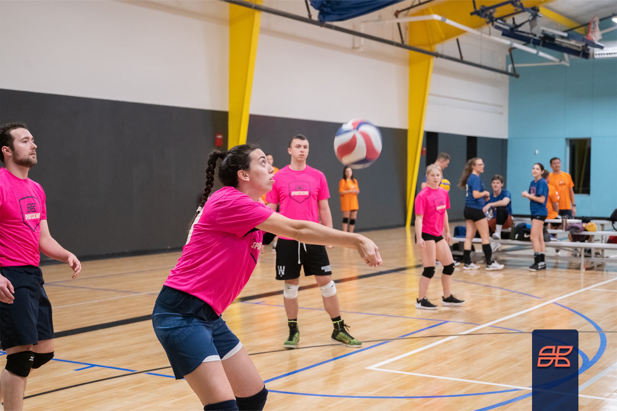 Winter 2023 Indoor Volleyball Tuesday at Boys and Girls Club NORTH