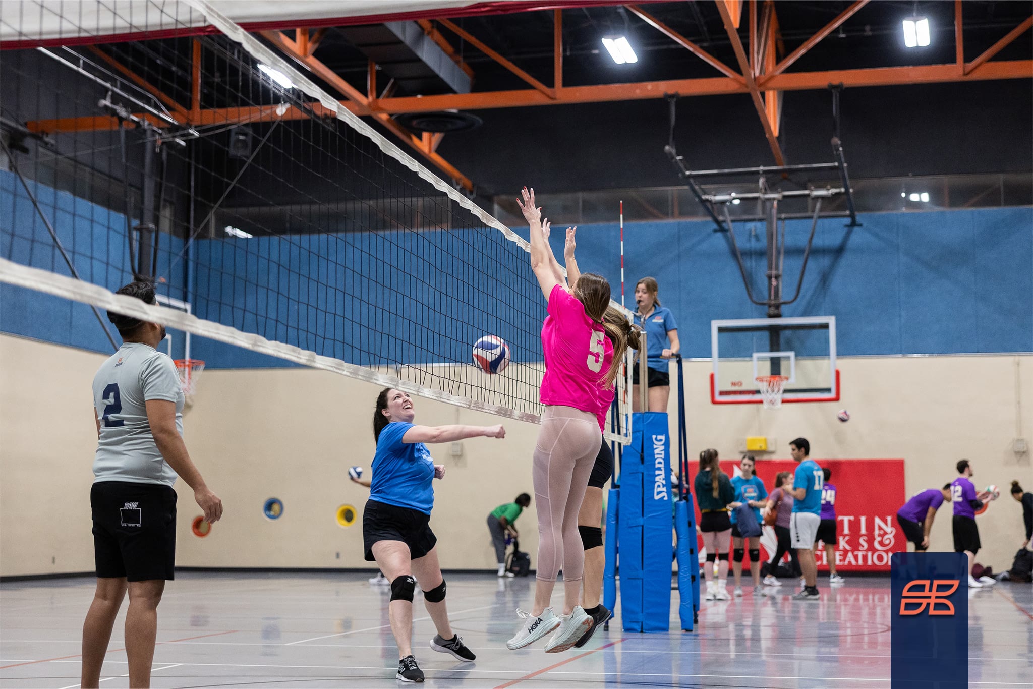 Winter 2023 Indoor Volleyball Monday at Northwest Recreation Center