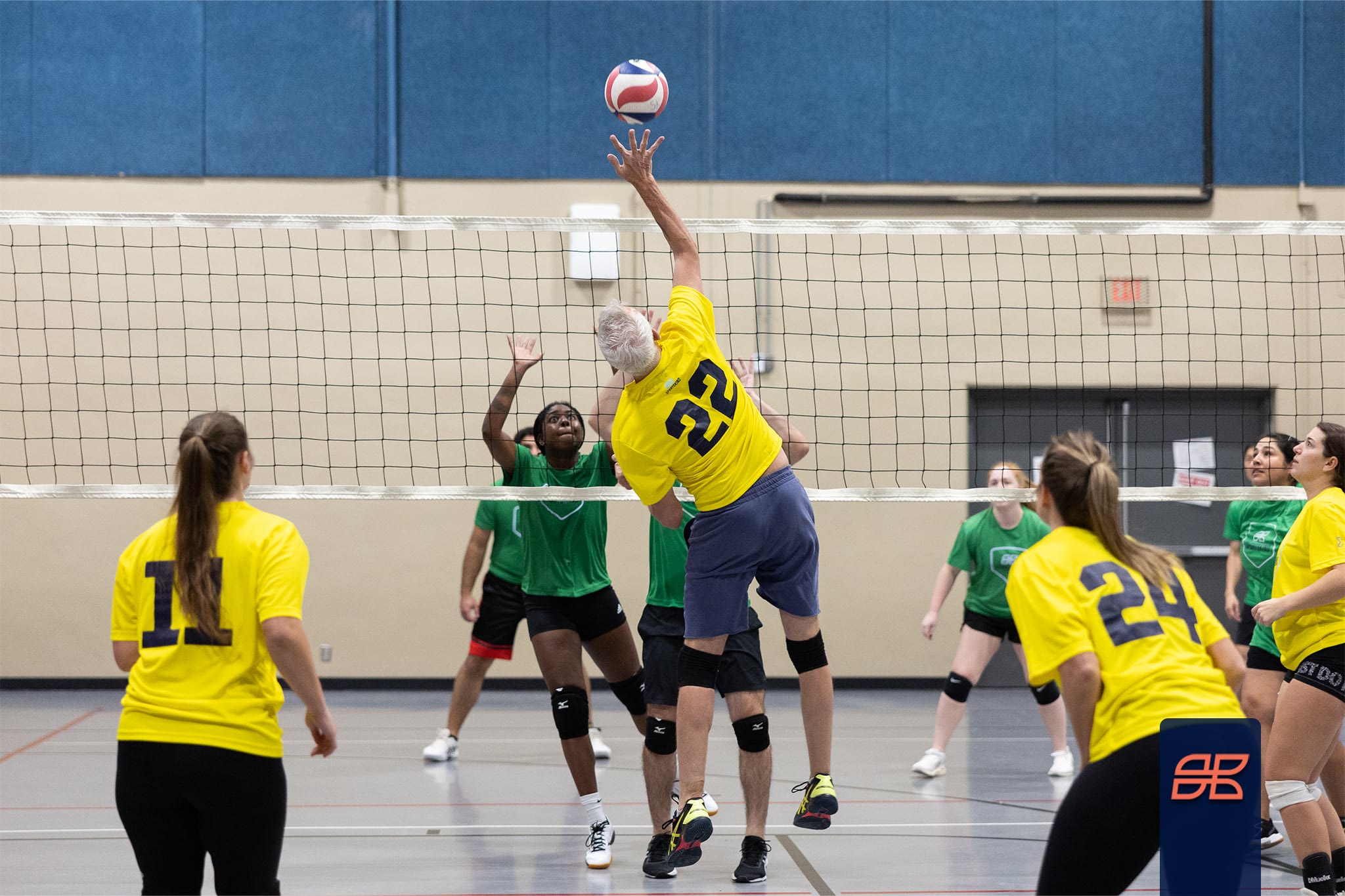 Winter 2023 Indoor Volleyball Monday at Northwest Recreation Center