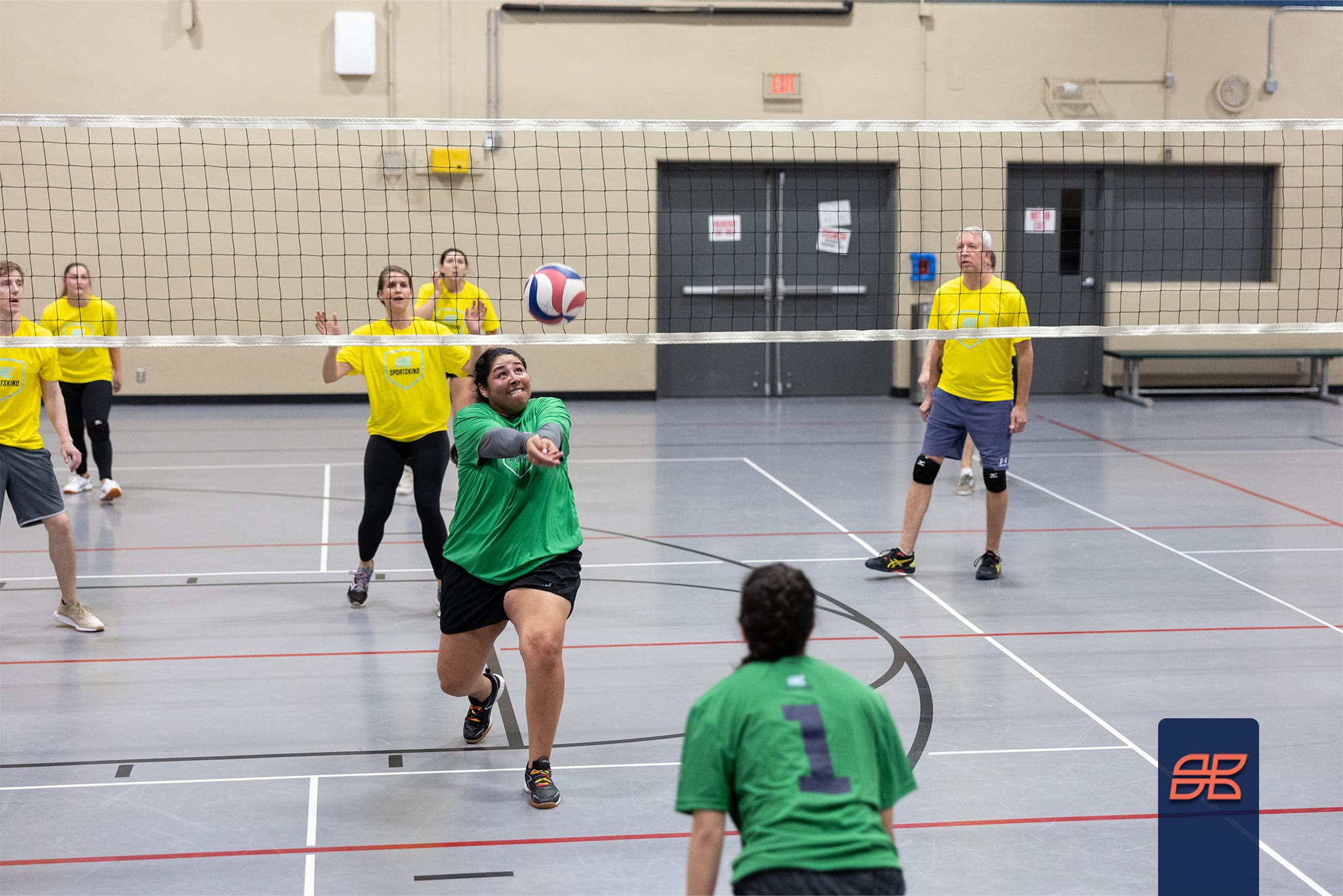 Winter 2023 Indoor Volleyball Monday at Northwest Recreation Center