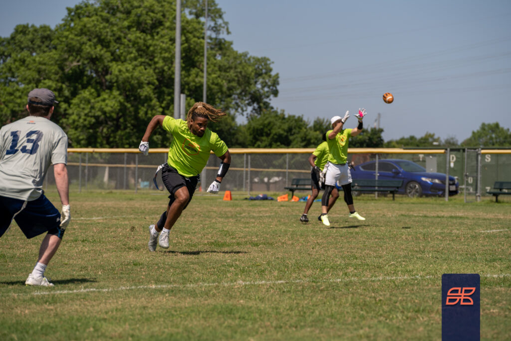 Summer 2023 Men's Flag Football Sunday at Krieg Athletic Complex