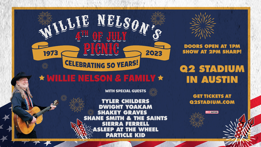 Willie Nelson's 4th of July Picnic Sportskind Austin
