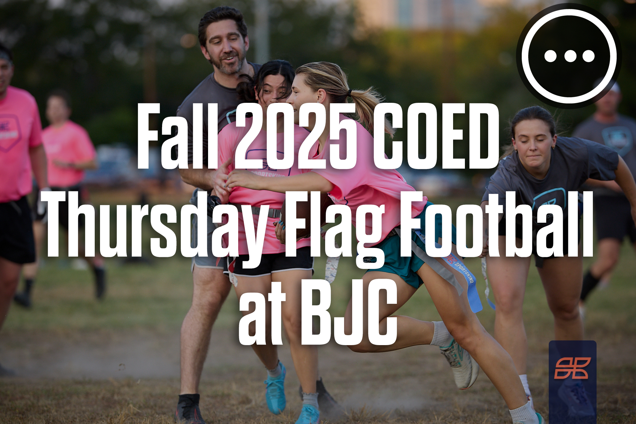 Fall 2025 Coed Flag Football Thursday at Barton Jaycee Field