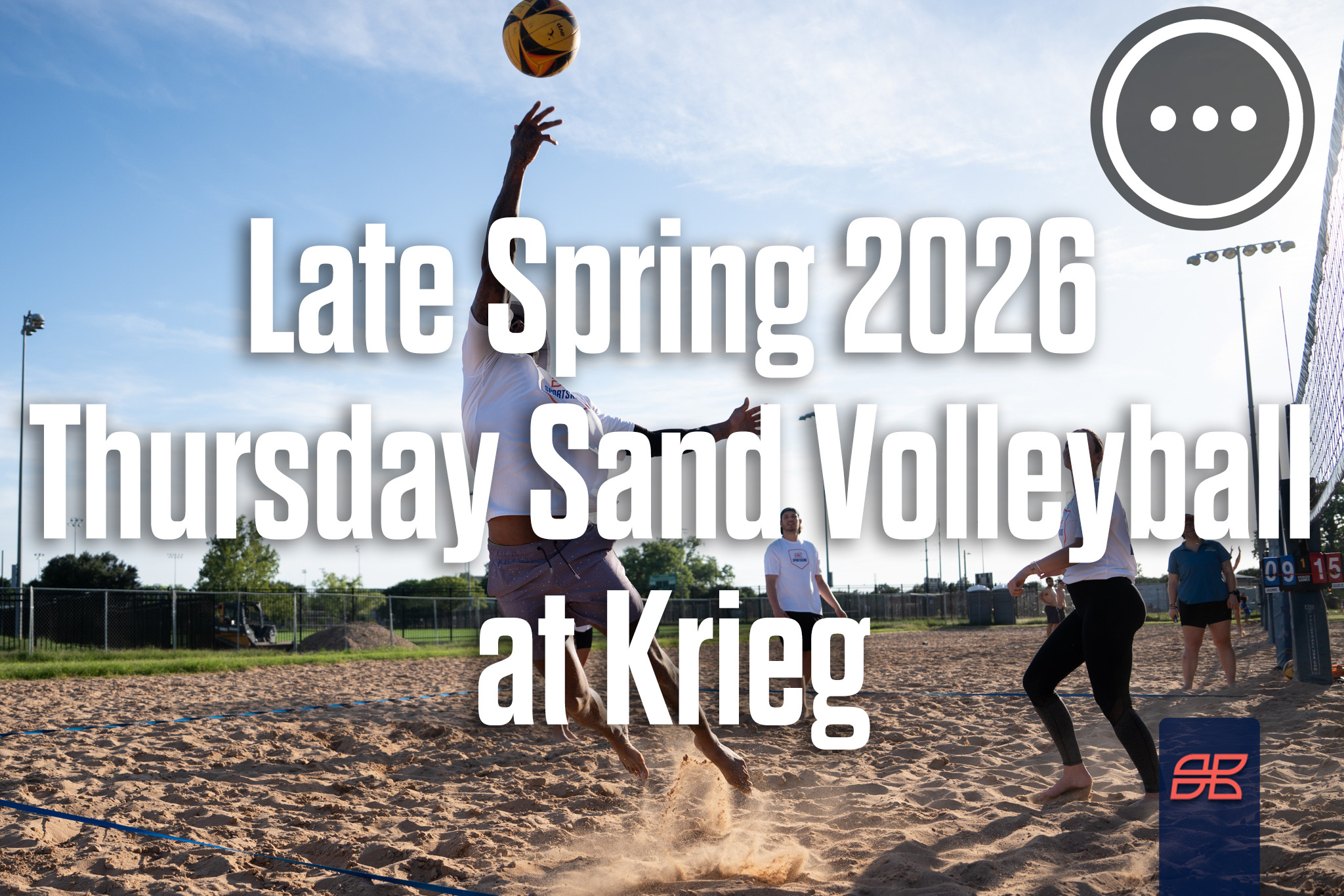 Late Spring 2026 Sand Volleyball Thursday at Krieg Athletic Complex